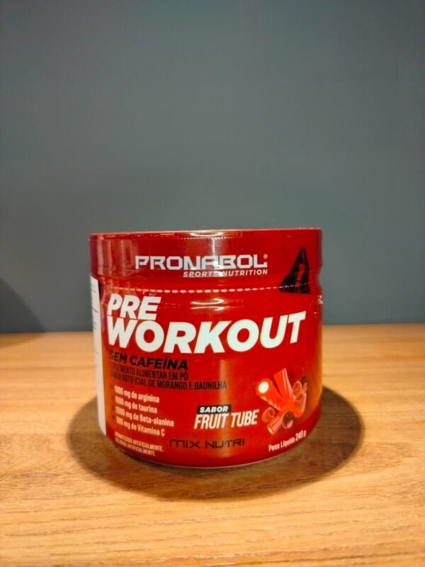 PRE ENTRENO SIN CAFEINA DE 30 SERVICIOS