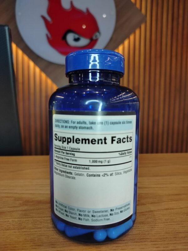 L-ARGININE DE 1000MG 100 CÁPSULAS - Imagen 2
